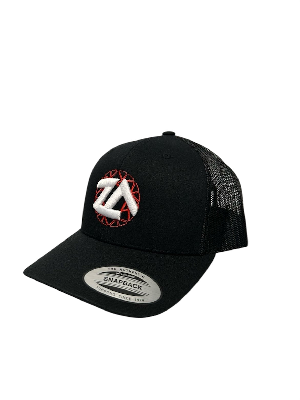 ZEZE ATTIRE ‘ZA’ CIRCLE RED (BLACK) CAP