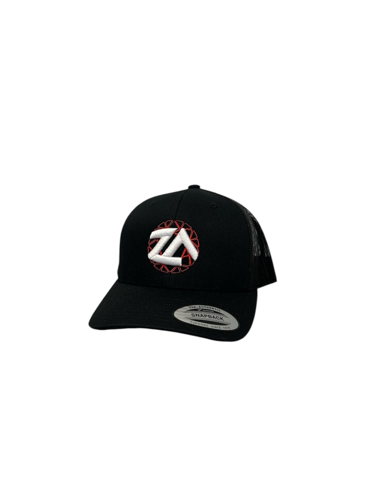 ZEZE ATTIRE ‘ZA’ CIRCLE RED (BLACK) CAP