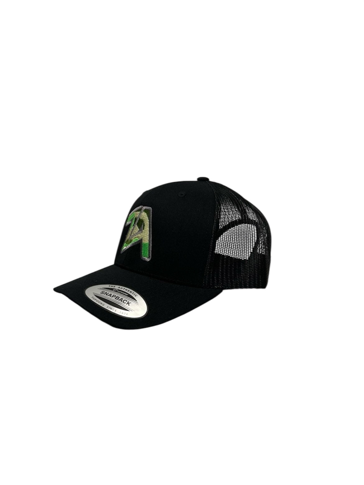 ZEZE ATTIRE NEON CAMO (BLACK) CAP