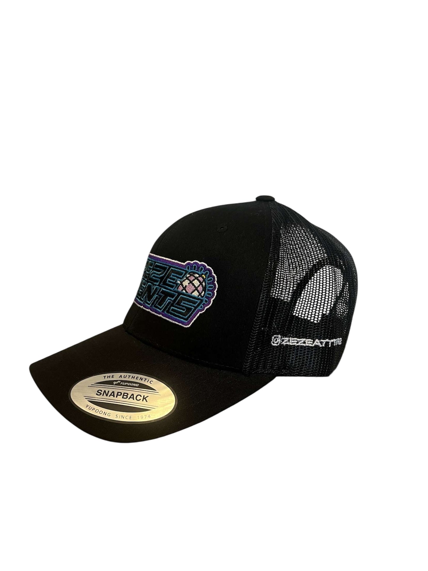 ZEZE EVENTS ‘DISCO’ CAP (BLACK)