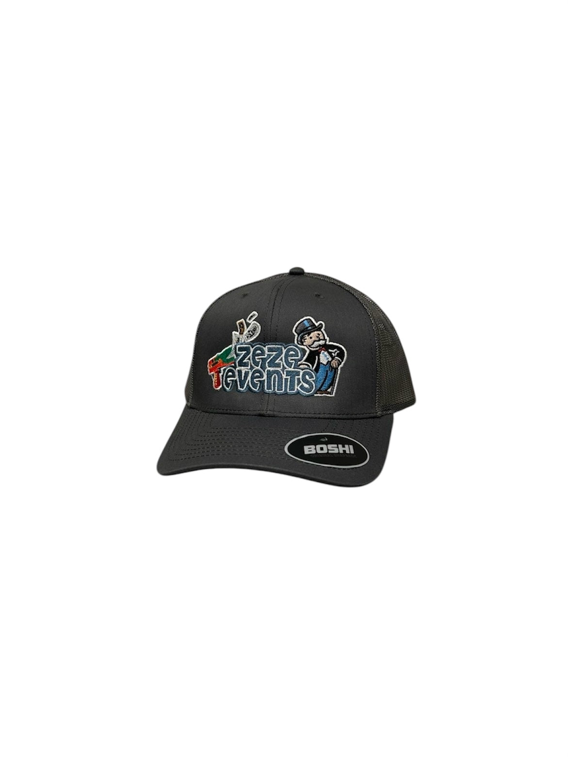ZEZE EVENTS ‘MONOPOLY’ CAP (GREY)