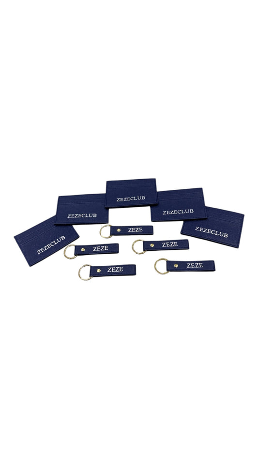 ZEZE CLUB CARD HOLDER & KEYRING (NAVY)