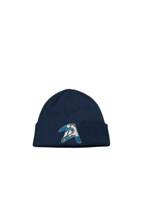 ZA BLUE CAMO BEANIE (NAVY)
