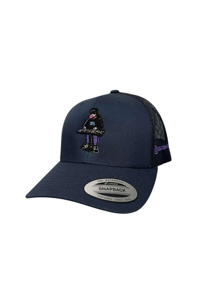 ZEZE EVENTS ‘DJ’ CAP (NAVY)