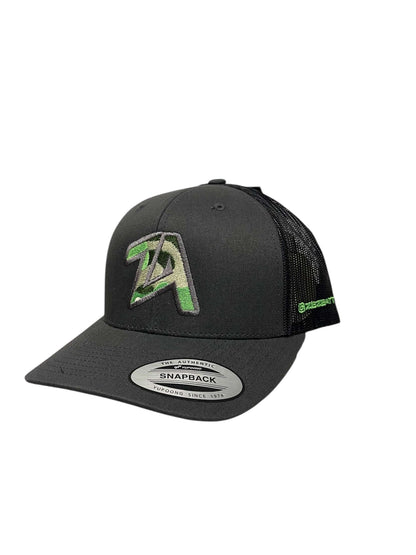 ZEZE ATTIRE ‘ZA’ NEON CAP (GREY)