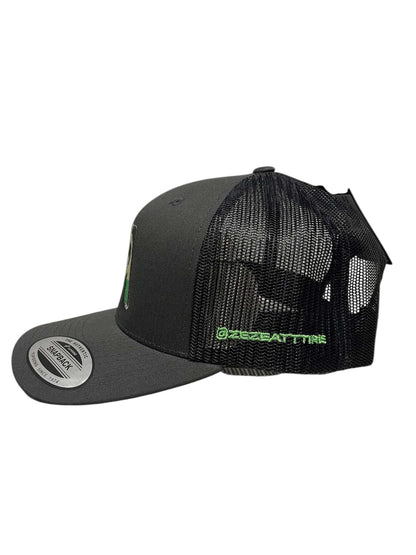 ZEZE ATTIRE ‘ZA’ NEON CAP (GREY)