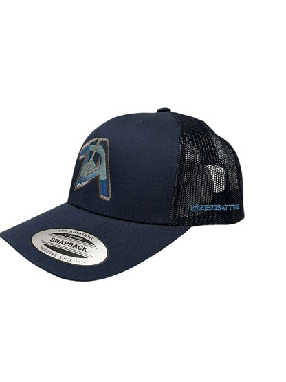 Zeze ATTIRE ‘ZA’ CAMO CAP (NAVY)